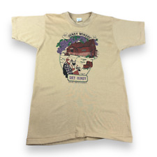 Camisa Vintage Hiney Winery Adulto EXTRA PEQUENA Bege Anos 80 Rádio Vinho Seco Promo comprar usado  Enviando para Brazil