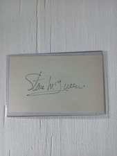 Steve mcqueen signed for sale  CANTERBURY