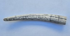 Large scrimshaw walrus for sale  Turlock