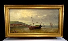 Tableau huile panneau d'occasion  Varreddes