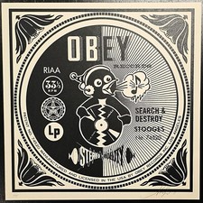 SHEPARD FAIREY – Obey – PARTY AT THE MOONTOWER –  SEARCH & DESTROY STOOGES comprar usado  Enviando para Brazil