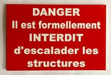 Panneau danger formellement d'occasion  Rougemont