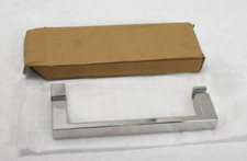 Maçaneta de porta de banheiro de aço inoxidável para portas de vidro de banheiro acabamento cromado comprar usado  Enviando para Brazil
