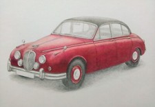 Jaguar mk2 red for sale  MAIDSTONE