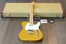 Guitarra elétrica Rutters USA Tele Style corte único dourada + estojo (5282) comprar usado  Enviando para Brazil