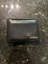Carteira dupla autêntica Hugo Boss couro pebbled preto logotipo porta-cartão comprar usado  Enviando para Brazil