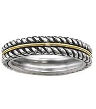 Anel Andrea Candela ouro amarelo 18k e prata esterlina cabo pulseira Eternity, usado comprar usado  Enviando para Brazil