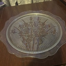 Prato sanduíche de vidro depressão cristal íris 12 polegadas por Jeanette comprar usado  Enviando para Brazil