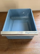 Vintage 1950 GE General Electric Geladeira Vegetais Gaveta Esmalte Azul comprar usado  Enviando para Brazil