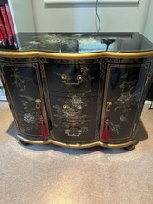 Chinese black lacquered for sale  BEXLEY
