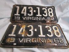 1962 pair virginia for sale  Penhook