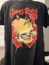 2023 ORIGINAL GUNS N’ ROSES TURNÊ AMÉRICA DO NORTE CAMISETA PRETA GRANDE CONCERTO NOVO comprar usado  Enviando para Brazil