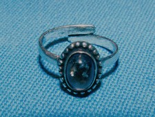 Zehenring amethyst verstellbar gebraucht kaufen  Pittenhart