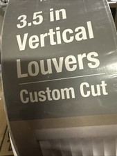 8x Persianas Verticais Coleção Home Decorators 3,5" x 102" Sem Fio - Coroa Branca comprar usado  Enviando para Brazil