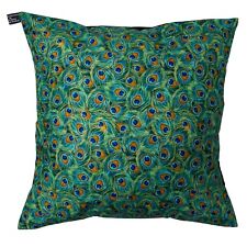 Capa almofada designer olho pavão pena serve 18"x18" tecido 100% algodão comprar usado  Enviando para Brazil