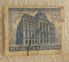 Francobollo repubblica argenti usato  Sale