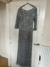 Adrianna papell grey for sale  LEICESTER