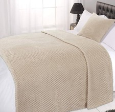 Dreamscene beige throw for sale  CARDIFF