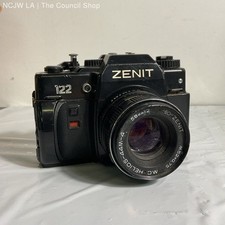 Câmera de Filme SLR Vintage Anos 90 ZENIT 122 *QUEBRADA/PRECISA DE REPARO* com Lente HELIOS 44M-4 comprar usado  Enviando para Brazil