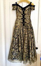 Vintage long gold for sale  HARTLEPOOL