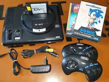 Console Sega Mega Drive 1 com Sonic the Hedgehog conjunto de 1 e 2 - 2 jogadores comprar usado  Enviando para Brazil