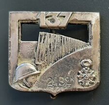 Insigne 137 bataillon d'occasion  Toulon-