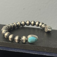 PULSEIRA DE PRATA ESTERLINA SUDOESTE NAVAJO TURQUESA FLUTUADOR EMPILHADOR .925 comprar usado PULSEIRA DE PRATA ESTERLINA SUDOESTE NAVAJO TURQUESA FLUTUADOR EMPILHADOR .925 comprar usado  Enviando para Brazil