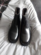 Herrenstiefel leder schwarz gebraucht kaufen  Plauen