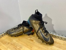 Chuteiras de futebol Nike Vapor Untouchable Pro 3 TD douradas/pretas masculinas 11 AQ0634-004 comprar usado  Enviando para Brazil
