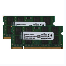 2PCS x 2GB Kingston PC2 5300 2RX8 DDR2 667MHz Laptop Memória RAM SO-DIMM 4GB 4 GB comprar usado  Enviando para Brazil