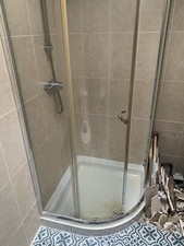 Complete white shower for sale  FLEET