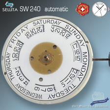 MOVIMENTO SELLITA SW240, AUTOMÁTICO, DATA DO DIA - compatível com ETA 2834-2 comprar usado  Enviando para Brazil