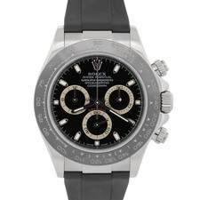 Relógio Rolex Daytona Cosmograph ouro branco 18K preto borracha cerâmica 116519, usado comprar usado  Enviando para Brazil
