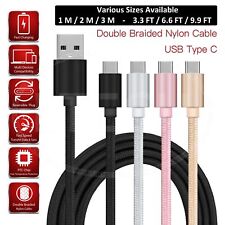 Cabo de carregamento para Moto G9 carregador de energia USB tipo C cabo de dados nylon trançado comprar usado  Enviando para Brazil