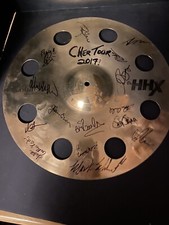 Prato autografado Cher 2017 - Várias assinaturas Sabian HHX comprar usado  Enviando para Brazil