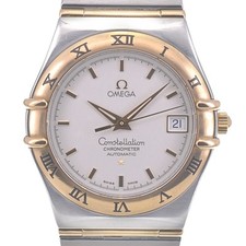 Relógio masculino automático OMEGA Constellation 1302.30 SS/K18YG mostrador prata O#140786, usado comprar usado  Enviando para Brazil