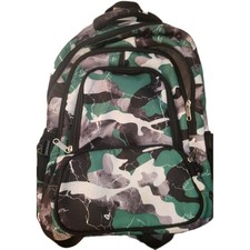 Usado, MOCHILA ESCOLAR CAMO PARA CRIANÇAS CAMUFLAGEM VERDE RESISTENTE MUITOS BOLSOS/BOLSAS comprar usado  Enviando para Brazil