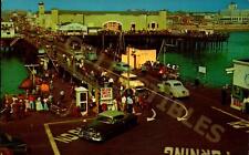 Cartão postal vintage Santa Monica Pier multidões de férias da torre salva-vidas comprar usado  Enviando para Brazil