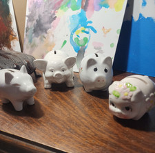 Lot ceramic piggy for sale  Pretty Prairie