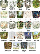 Edredons papel de parede criaturas da floresta abajures animais da floresta comprar usado  Enviando para Brazil