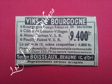 Wines bourgogne beaune d'occasion  Expédié en Belgium