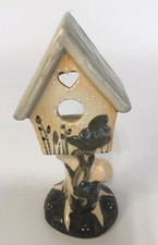 Ceramic birdhouse candle for sale  Custar
