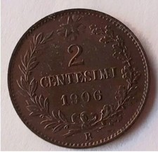 2 centesimi 1906 usato  Andria
