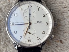 Iwc portuguese chronograph for sale  PETERBOROUGH