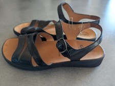 Schwarze ganter riemensandalen gebraucht kaufen  Freiburg im Breisgau