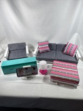 Usado, 18" My Life As Living Room Playset Abajur Sofá Cadeira Mais Compatível com American Girl/OG comprar usado  Enviando para Brazil