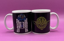 Conjunto de 2 canecas de café Star Wars Galerie Yoda Darth Vader R2D2 Storm Trooper, usado comprar usado  Enviando para Brazil