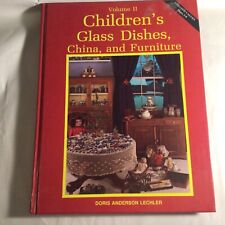 Children's Glass Dishes, China, and Furniture - Lechler (HC,1993, 1st Ed) VOL 2 comprar usado  Enviando para Brazil