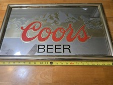 Placa de bar de cerveja vintage 1988 Coors espelho de luz espelhada 25 x 15” Mancave comprar usado Placa de bar de cerveja vintage 1988 Coors espelho de luz espelhada 25 x 15” Mancave comprar usado  Enviando para Brazil