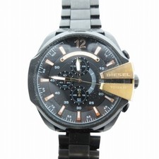 Diesel Mega Chief DZ-4309 relógio de quartzo preto masculino, estojo de 50 mm, usado comprar usado  Enviando para Brazil